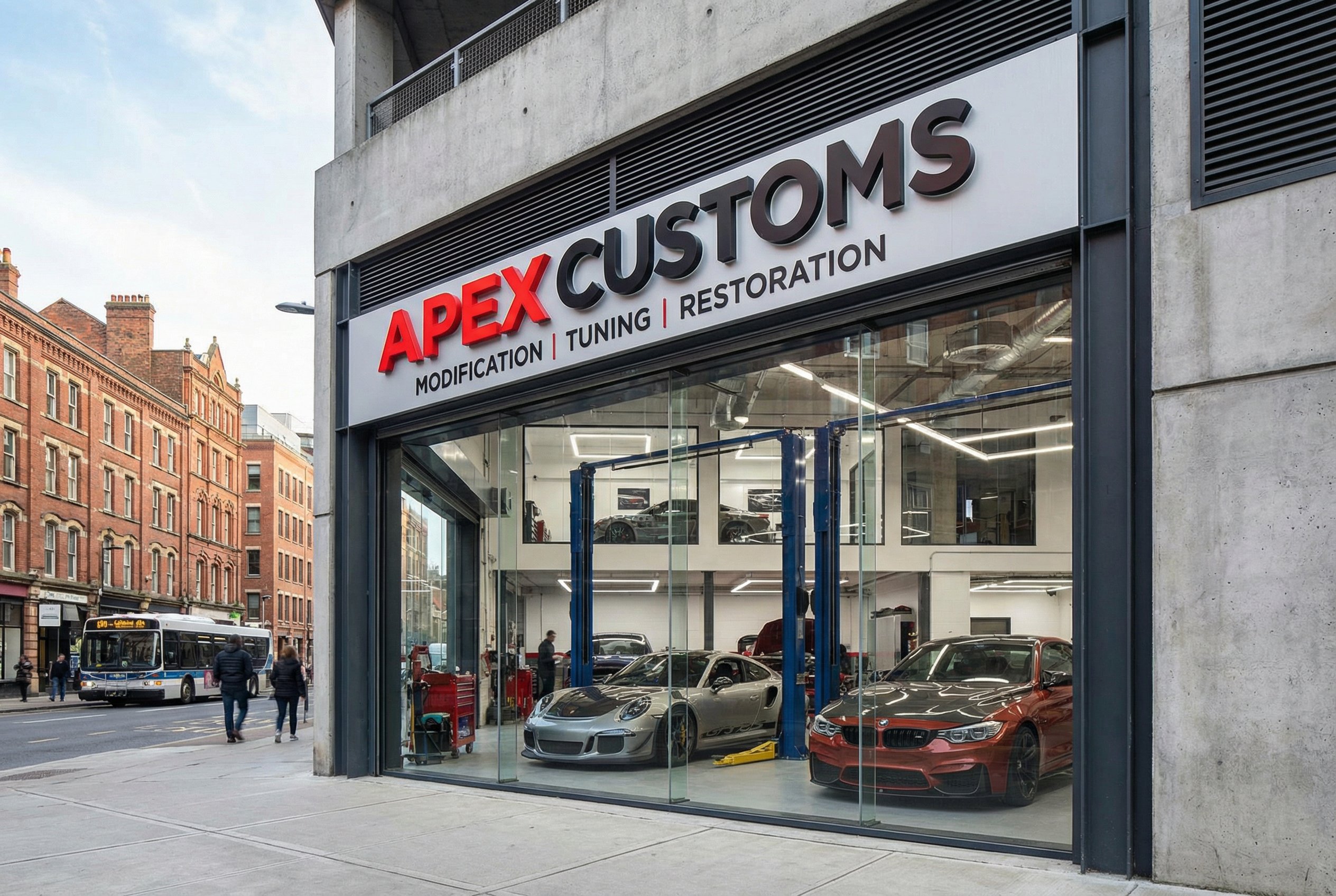 麻豆修车改装门店